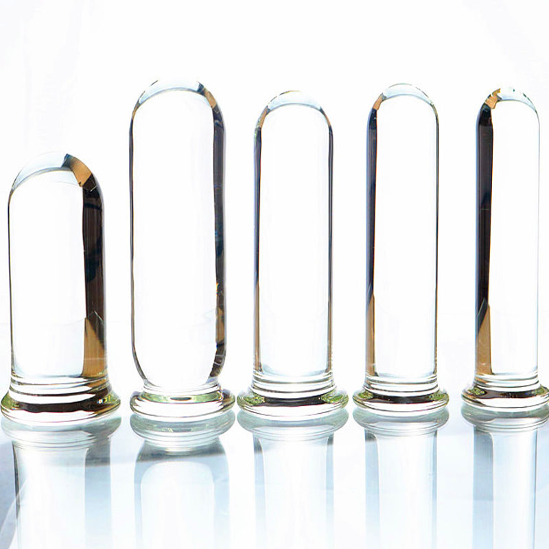 Large Pyrex Glass Dildo Solid Smooth For Women Lesbian Safe Vaginal And Anal Plug Adult Sex Toy - 1
