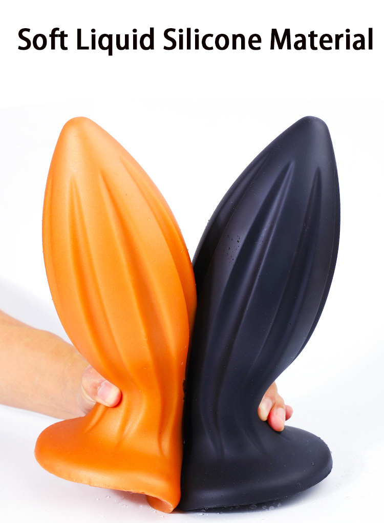 Extra Large Prostate Stimulator Anal Plug With Beads Unisex Adult Toy For Men Women Gay - 5