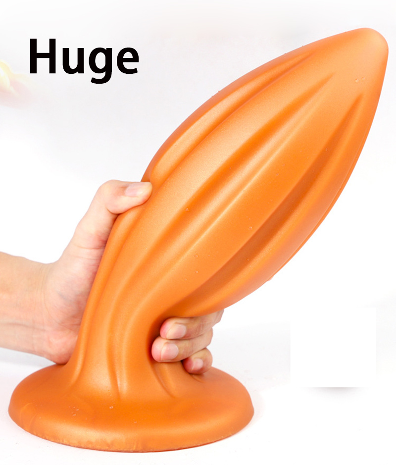 Extra Large Prostate Stimulator Anal Plug With Beads Unisex Adult Toy For Men Women Gay - 2