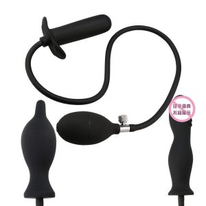 3 Style Inflatable Big Butt Plug Pump Anal Massager Expandable No Vibrator Beads Sex Toys For Women Man Gay