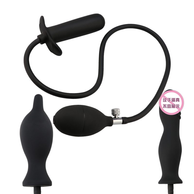 3 Style Inflatable Big Butt Plug Pump Anal Massager Expandable No Vibrator Beads Sex Toys For Women Man Gay
