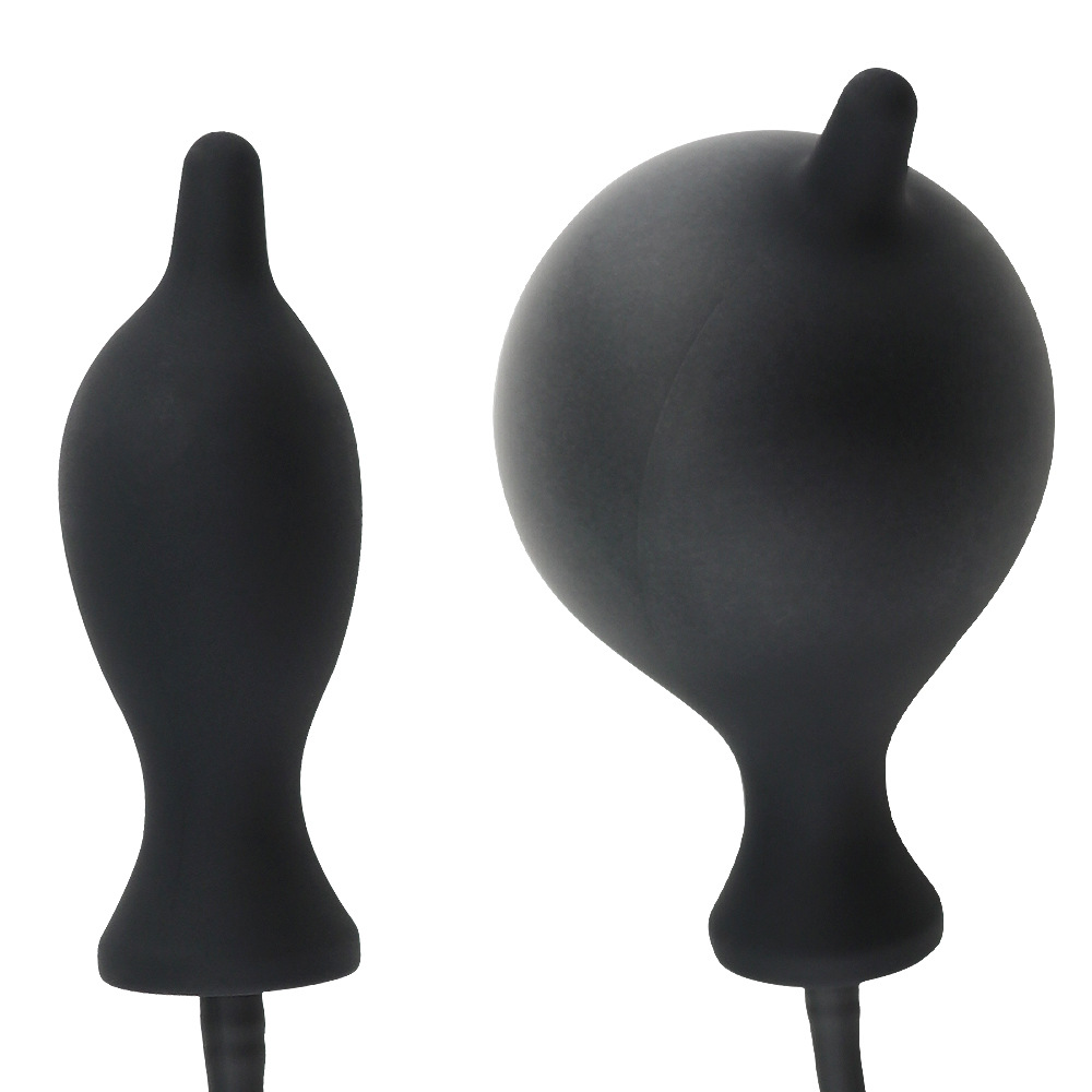 Expandable 3style Inflatable Anal Massager Butt Plug Pump Nonvibrating Suitable For Men Women Gay Adult Sex Toy - 18