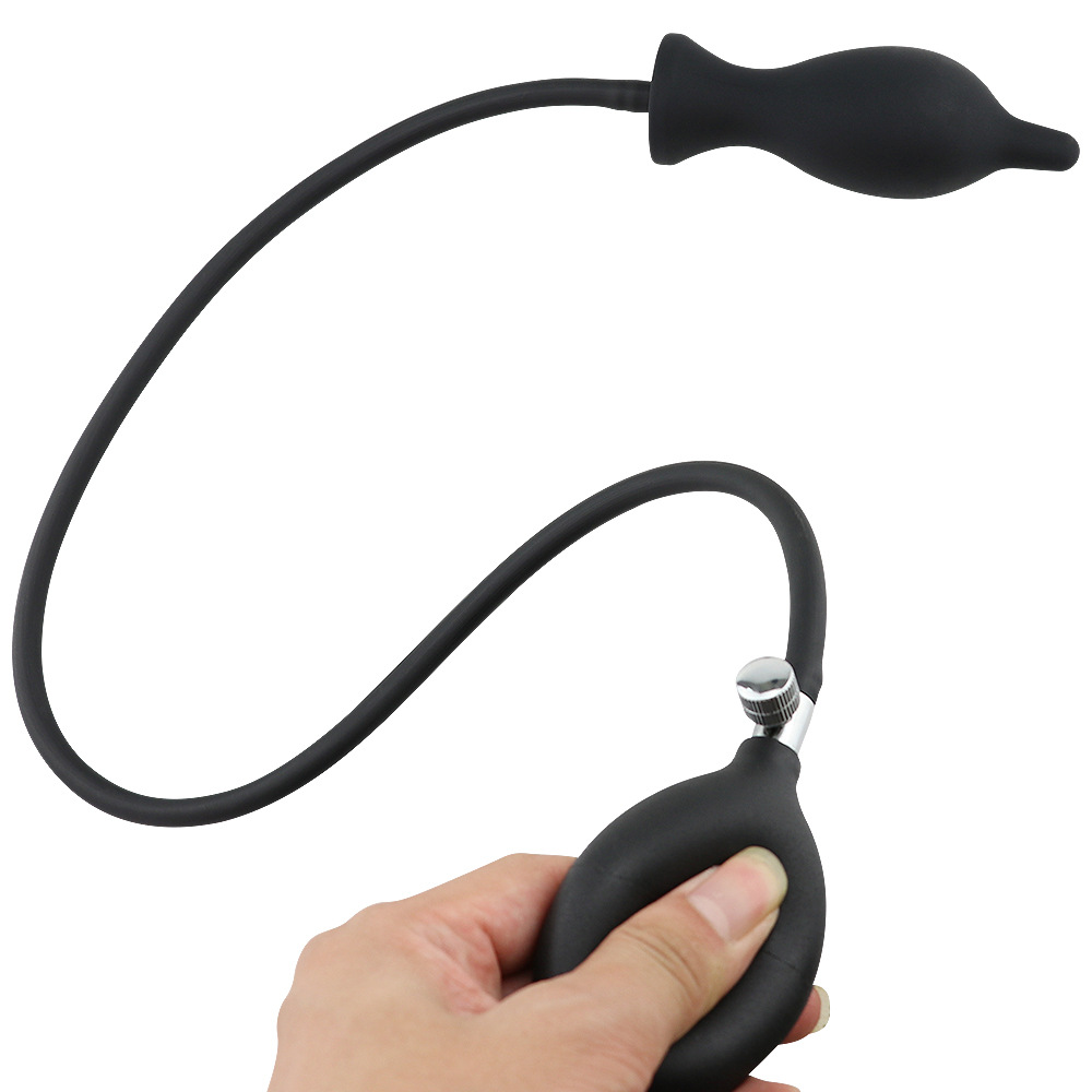 Expandable 3style Inflatable Anal Massager Butt Plug Pump Nonvibrating Suitable For Men Women Gay Adult Sex Toy - 9