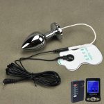 Electro Shock Butt Plug Metal Anal Beads Prostate Electrical Stimulation G Spot Medical Themed Therapy Massager Adult Sm Sex Toy
