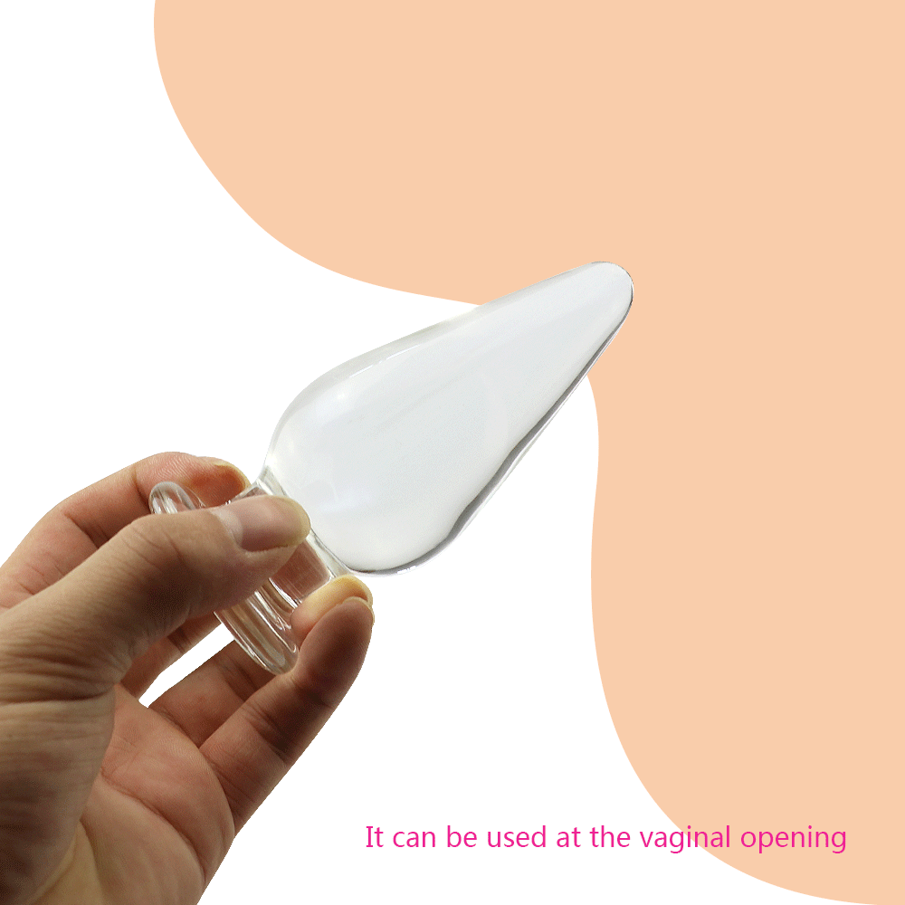 Large Realistic Crystal Glass Dildo Gspot And Anal Pleasure Tool Adult Sex Toy For Women - 10