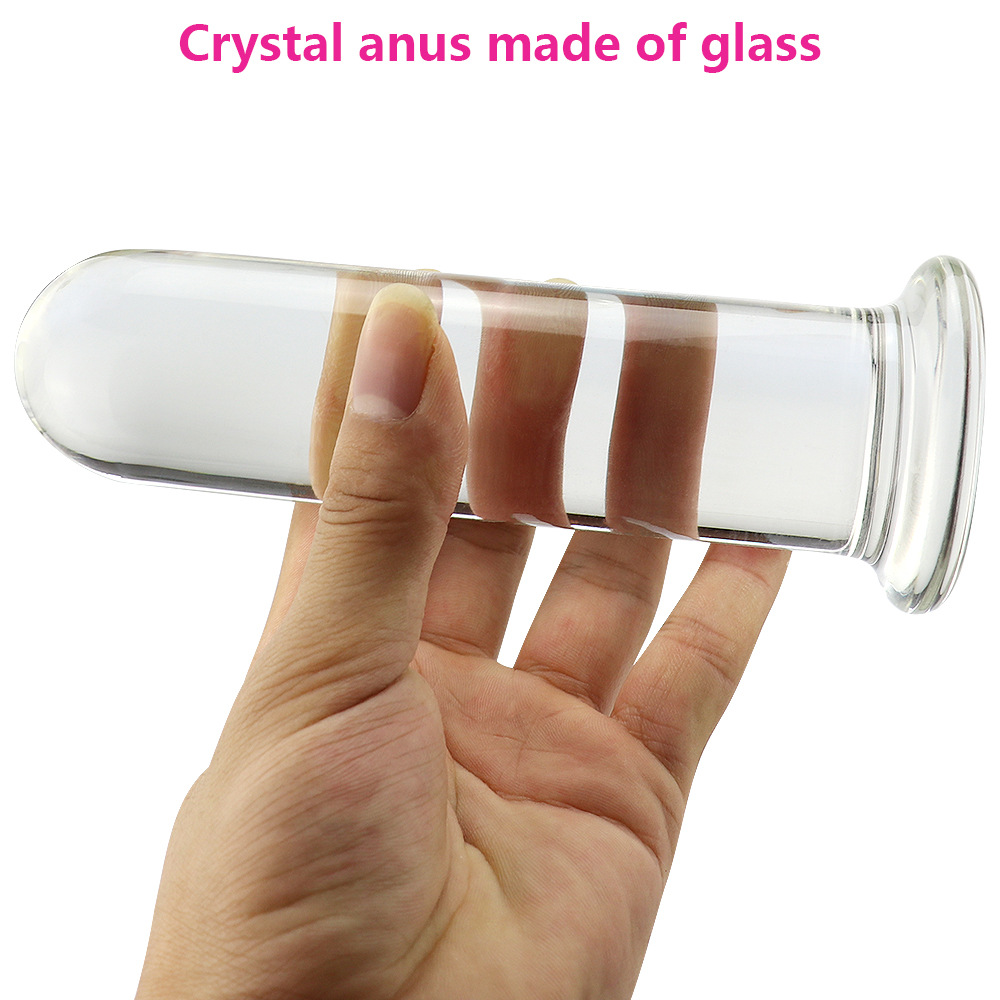 Large Realistic Crystal Glass Dildo Gspot And Anal Pleasure Tool Adult Sex Toy For Women - 8