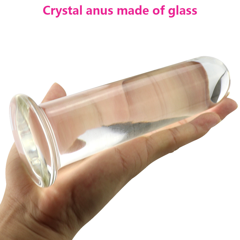 Large Realistic Crystal Glass Dildo Gspot And Anal Pleasure Tool Adult Sex Toy For Women - 6