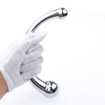 The G-spot Wand Massage Stick Pure Stainless Steel P-spot Massager - 4