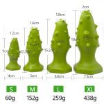 4 Sizes Cactus Anal Plug Prostate Massage Stimulation Sex Toys Thorny Butt Plugs Super Huge Dildo For Anus Dilation - 6