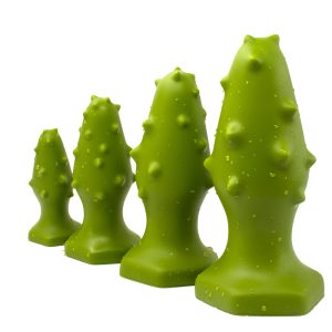 4 Sizes Cactus Anal Plug Prostate Massage Stimulation Sex Toys Thorny Butt Plugs Super Huge Dildo For Anus Dilation - 2