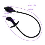 Large Inflatable Anal Plug Huge Big Dildo Pump Penis Expandable Butt Balls Erotic Sex Toys For Adult - 5