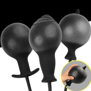 Inflatable Anal Plug Dildo Butt Massager Anus Extender Dilatador Adult Sex Toy For Couples