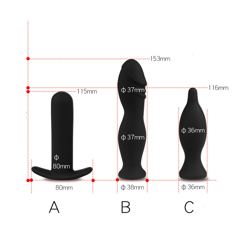 Inflatable Anal Plug Dildo Butt Massager Couples Adult Sex Toy Anus Extender Dilatador - 3