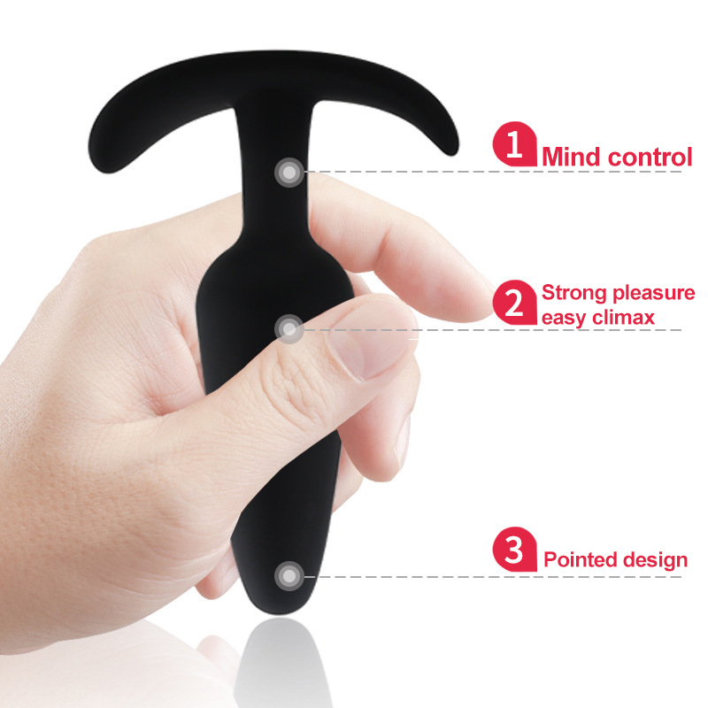 Unisex Silicone Anal Plug Set Safe Hygienic Adult Sex Toy Trainer Massager For Men Women Available In 3 Sizes - 3