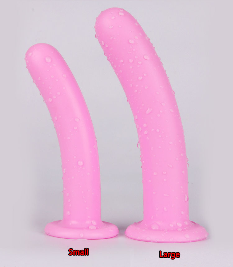 Pink Silicone Anal Plug With Suction Cup Comfortable Smooth Unisex Dildo Sex Toy For Men Women Gay - 9