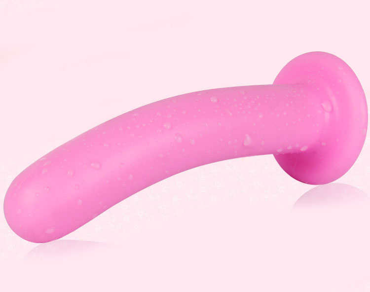 Pink Silicone Anal Plug With Suction Cup Comfortable Smooth Unisex Dildo Sex Toy For Men Women Gay - 3