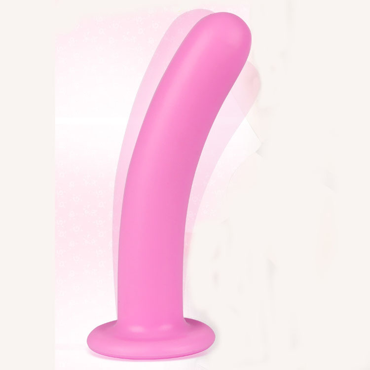 Pink Silicone Anal Plug With Suction Cup Comfortable Smooth Unisex Dildo Sex Toy For Men Women Gay - 2