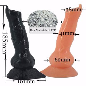 Dog Animal Dildos Anal Toys Wolf Dildo Butt Plug Role Men Sex For Woman Erotic - 2