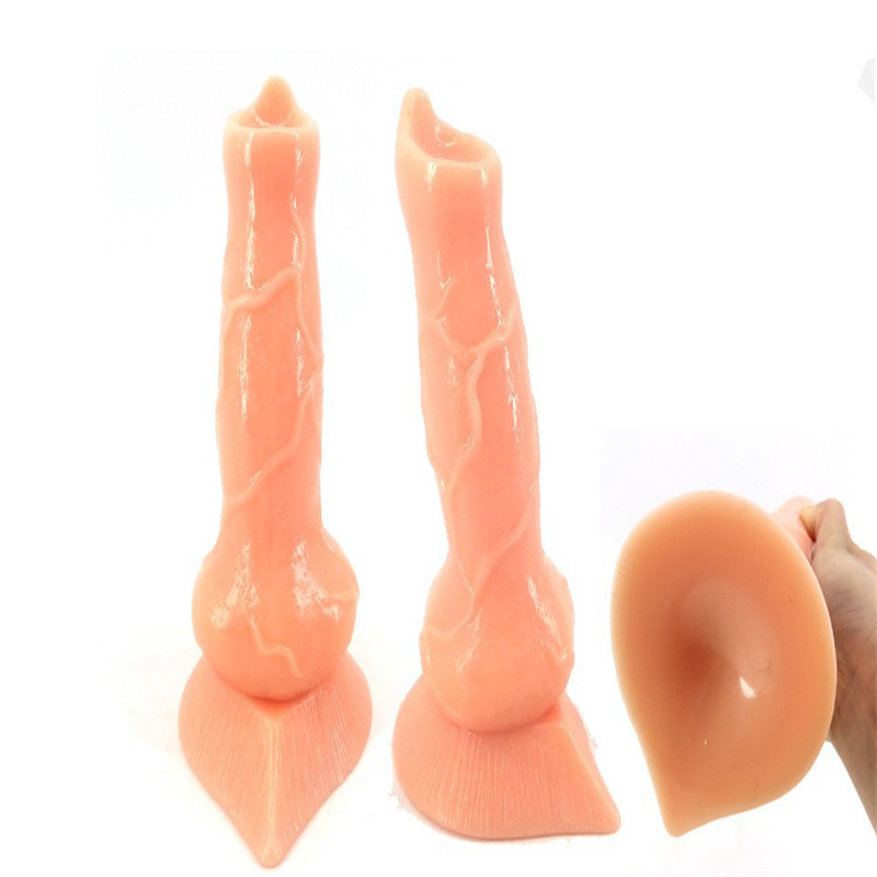 Quality Dog Wolf Anal Dildo Erotic Sex Toy For Men Women Roleplaying Butt Plug - 4