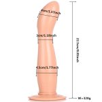8 85inch Sucker Anal Dildo Soft Smooth Female G Spot Stimulation Long Male Buttplug Toys Masturbator Insert Stick - 6