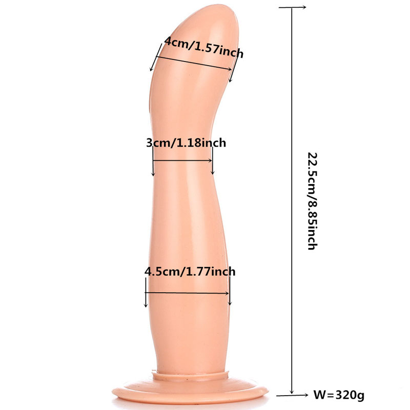 Ultrasoft 885 Inch Anal Dildo Gspot Stimulator Male Masturbator Suction Cup Buttplug Female Pleasure Toy Smooth Insert Stick - 1