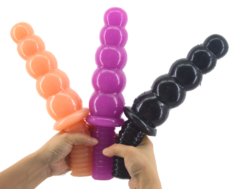Anal Beads Plug With Handle Unisex Adult Sex Toy For Men Women Big Ass Masturbation Flirting Doll - 10