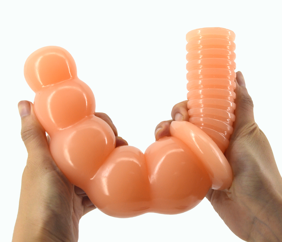 Anal Beads Plug With Handle Unisex Adult Sex Toy For Men Women Big Ass Masturbation Flirting Doll - 7