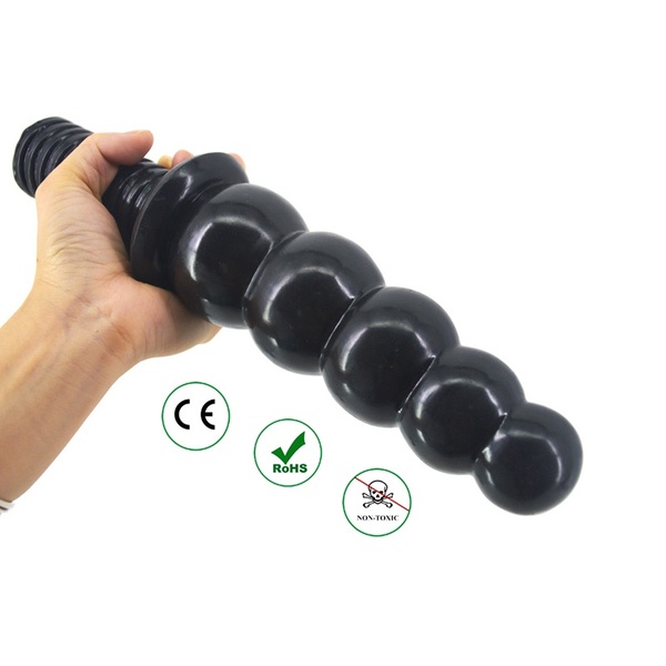 Anal Beads Plug With Handle Unisex Adult Sex Toy For Men Women Big Ass Masturbation Flirting Doll - 4