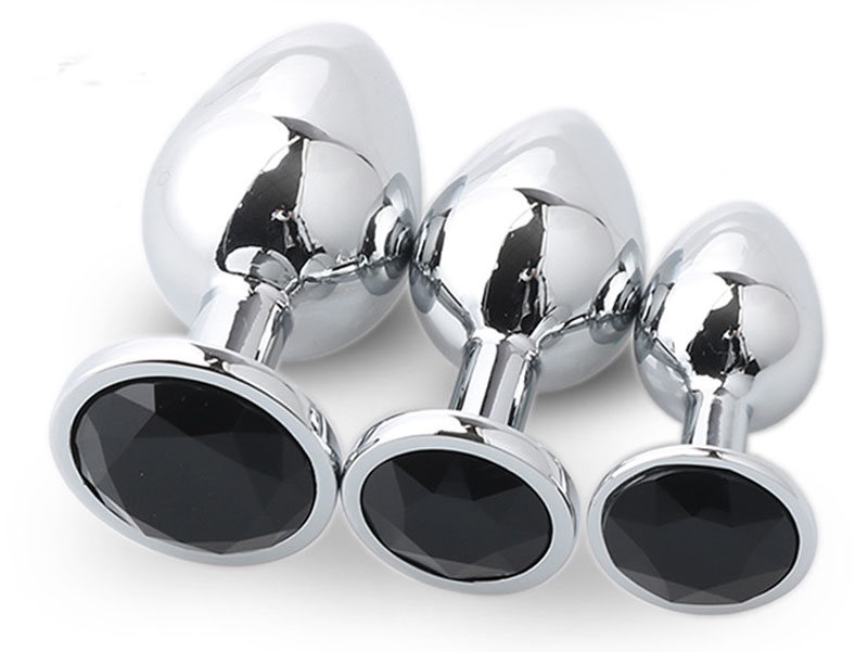 Stainless Steel Butt Plug For Anal Play Gspot Stimulation Adult Sex Toy For Men Women Lgbt - 12