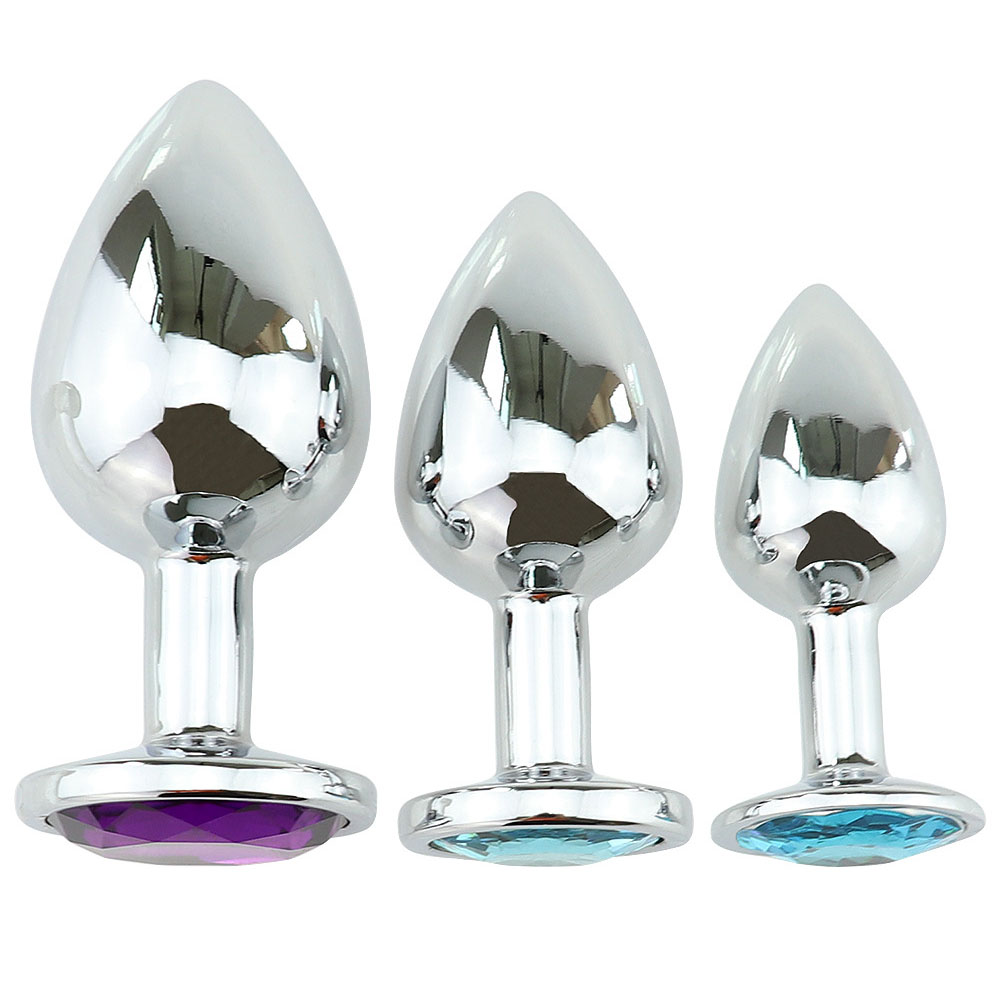 Stainless Steel Butt Plug For Anal Play Gspot Stimulation Adult Sex Toy For Men Women Lgbt - 9