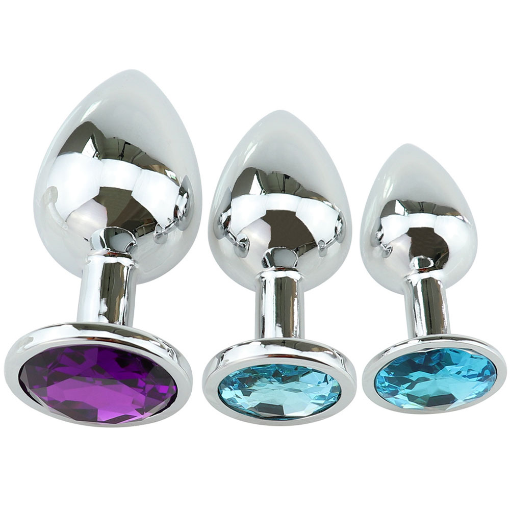 Stainless Steel Butt Plug For Anal Play Gspot Stimulation Adult Sex Toy For Men Women Lgbt - 8