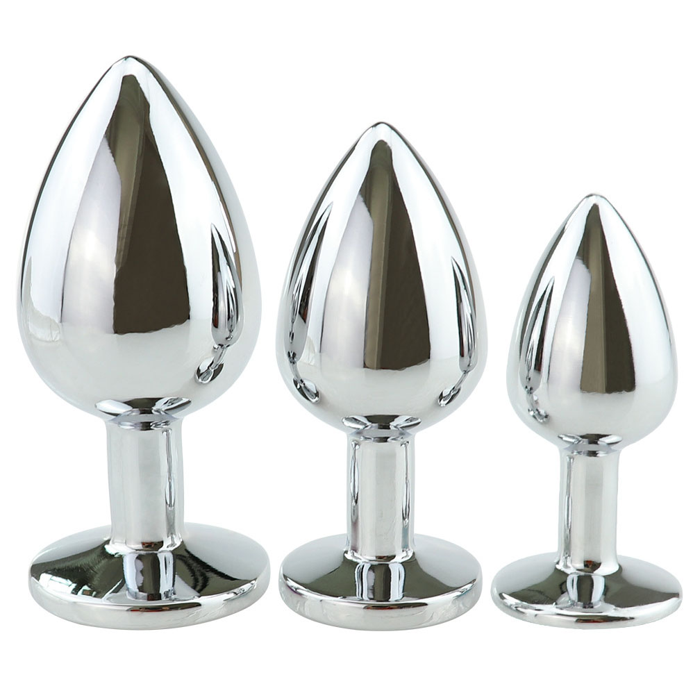 Stainless Steel Butt Plug For Anal Play Gspot Stimulation Adult Sex Toy For Men Women Lgbt - 7