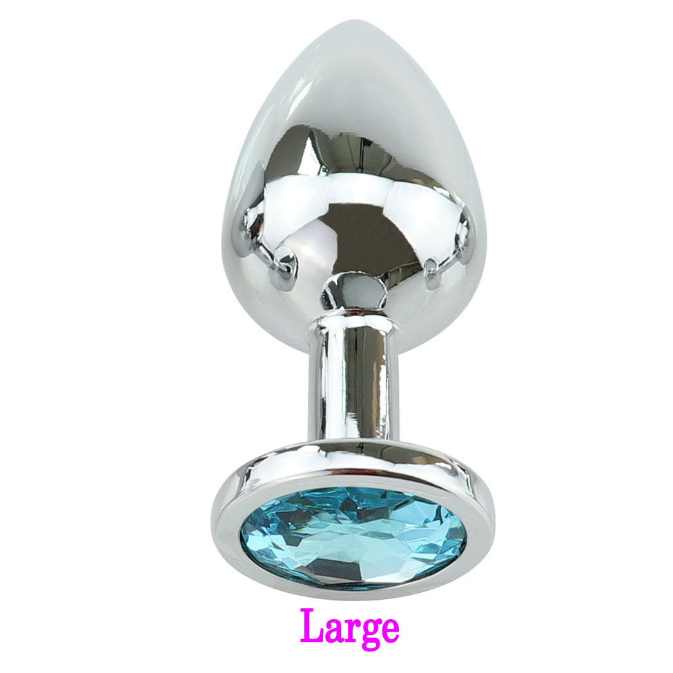 Stainless Steel Butt Plug For Anal Play Gspot Stimulation Adult Sex Toy For Men Women Lgbt - 4