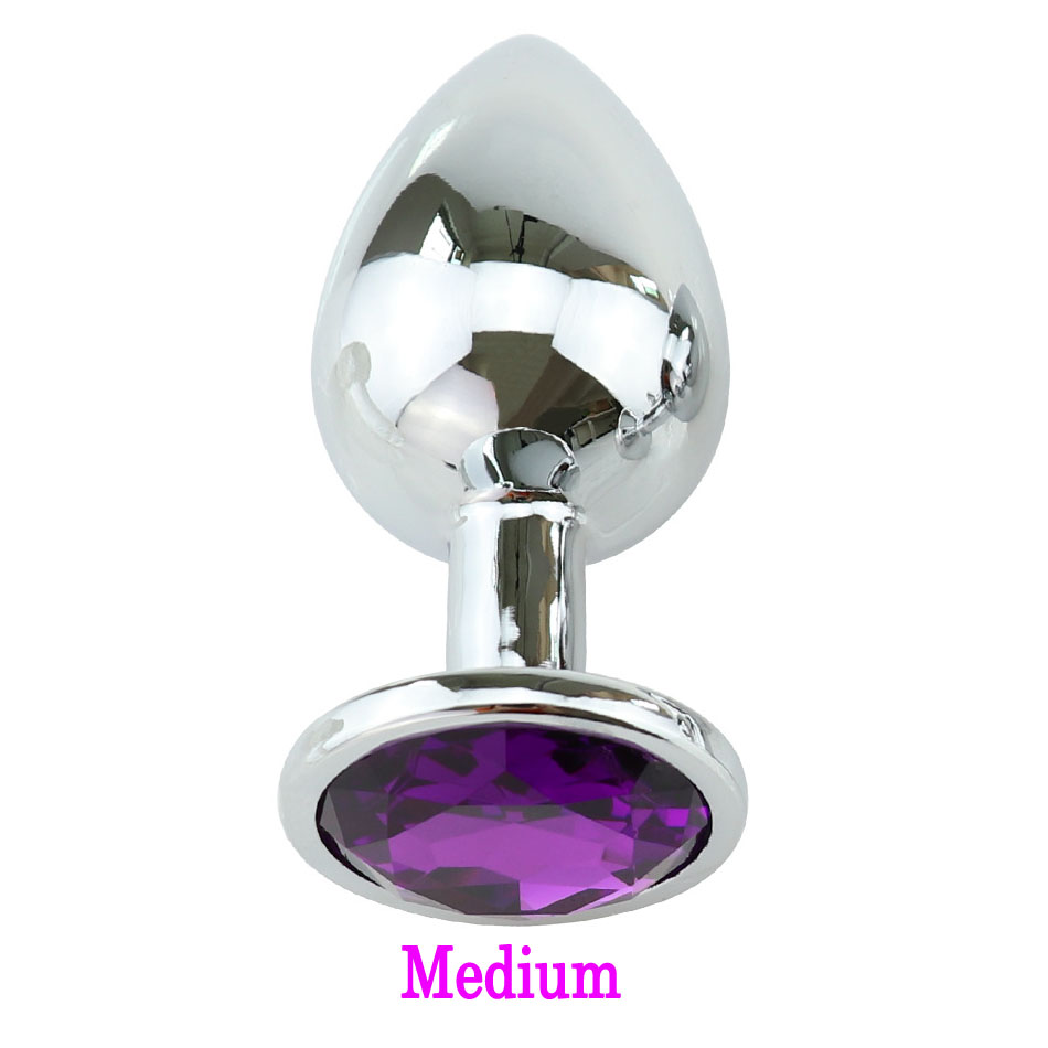 Stainless Steel Butt Plug For Anal Play Gspot Stimulation Adult Sex Toy For Men Women Lgbt - 3