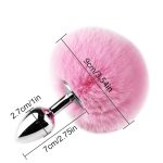 Sexy Rabbit Tail Metal Anal Plug Erotic Toys Butt Bunny Sex For Women Couples Adult Products Shop - 3
