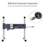 Hismith 18 5cm Silicone Butt Plug With Kliclok Tail For Premium Sex Machine Black Long Toy Anal Toys - 5