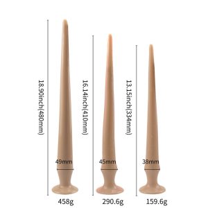 Super Long Big Anal Dildo Butt Plug Prostate Massage Vaginal Adult Gay Analsex Sex Toy For Men Women - 2