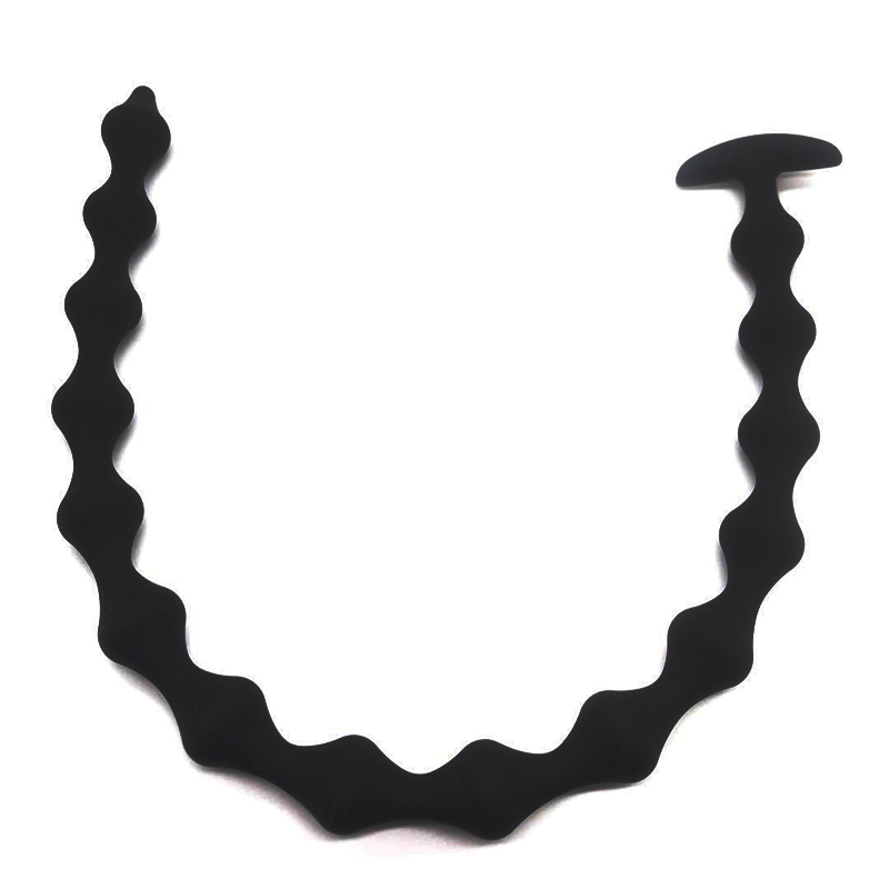 Extra Long 58cm Silicone Anal Beads Flexible Dildo Plug Sexual Stimulator For Adults Men Women Gay - 7