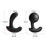 Wireless Remote Control Inflatable Vibrating Anal Plug Male Prostate Massager Expansion Butt Vibrator Erotic Gay Toys - 5
