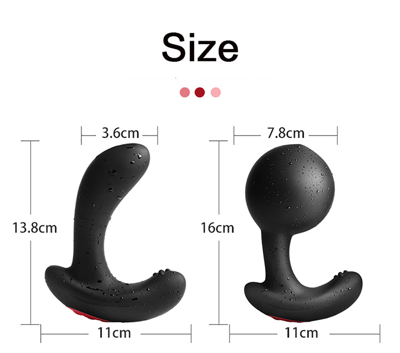 Wireless Remote Vibrating Prostate Massager Expandable Anal Plug Male Butt Vibrator Erotic Gay Sex Toy - 9