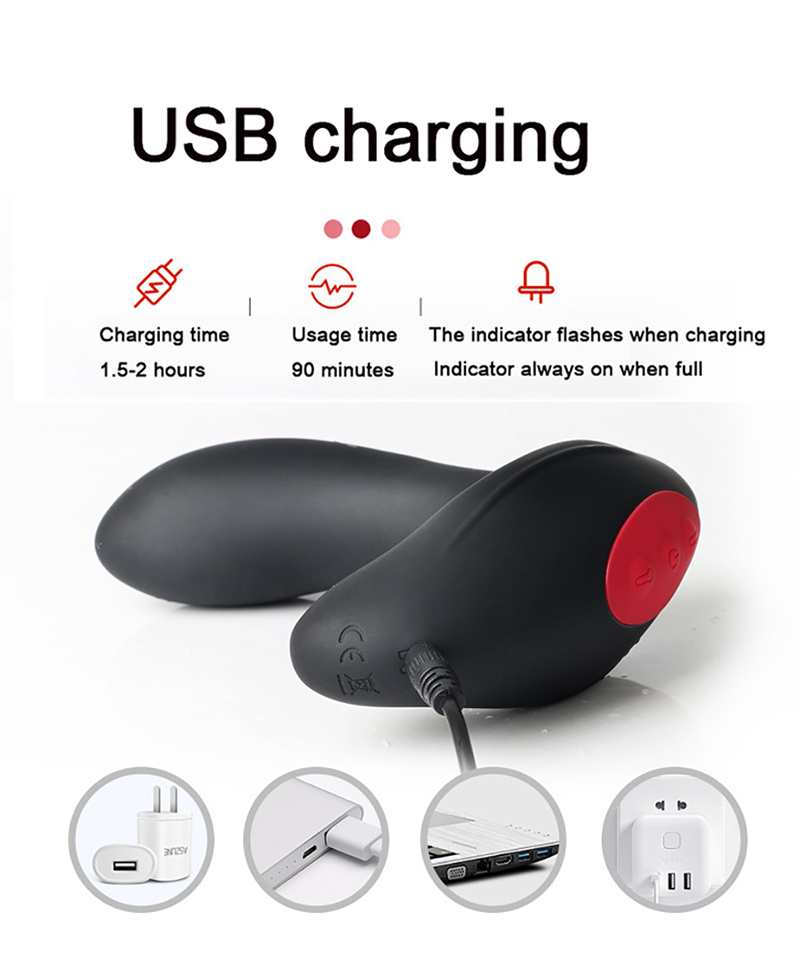 Wireless Remote Vibrating Prostate Massager Expandable Anal Plug Male Butt Vibrator Erotic Gay Sex Toy - 8