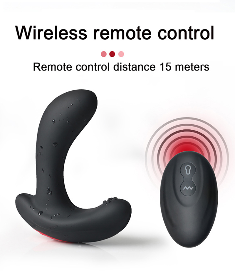 Wireless Remote Vibrating Prostate Massager Expandable Anal Plug Male Butt Vibrator Erotic Gay Sex Toy - 7