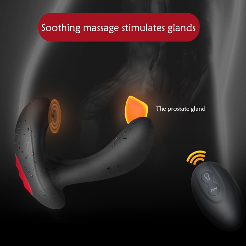 Wireless Remote Vibrating Prostate Massager Expandable Anal Plug Male Butt Vibrator Erotic Gay Sex Toy - 5