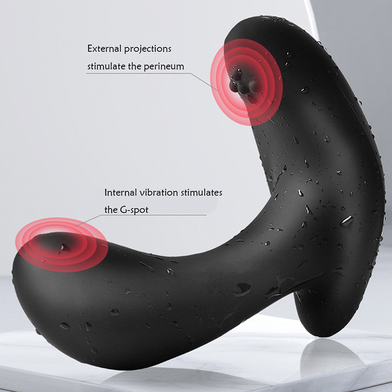 Wireless Remote Vibrating Prostate Massager Expandable Anal Plug Male Butt Vibrator Erotic Gay Sex Toy - 4