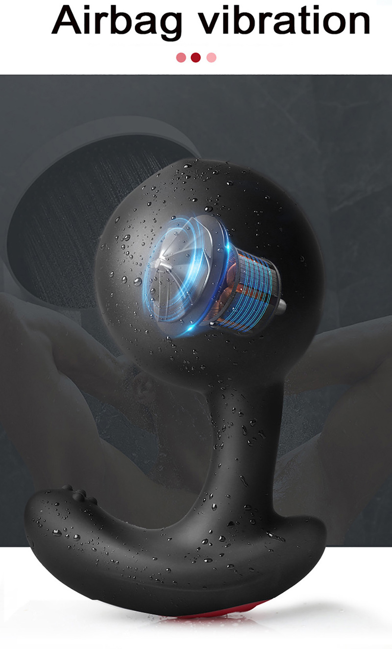 Wireless Remote Vibrating Prostate Massager Expandable Anal Plug Male Butt Vibrator Erotic Gay Sex Toy - 3