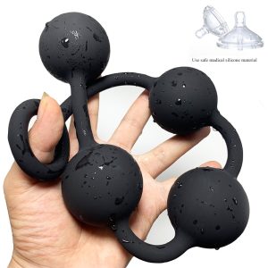 Silicone Small Anal Beads Balls Butt Plug Sex Toys For Women Adult Anus Masturbation Prostate Massage Erotic Intimate Goods - 2
