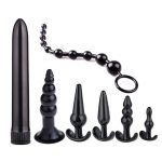 7pcs Set Vibrator Anal Plug Adult Sex Toys Kit Bdsm Bondage Slave Toy Flirt Games For Couples