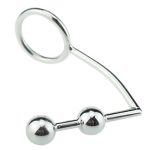 2 Balls Anal Hook Male Chastity Cock Ring Penis Lock With Ball Plug Sex Toys 3 Size For Choice - 6