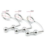 2 Balls Anal Hook Male Chastity Cock Ring Penis Lock With Ball Plug Sex Toys 3 Size For Choice - 5