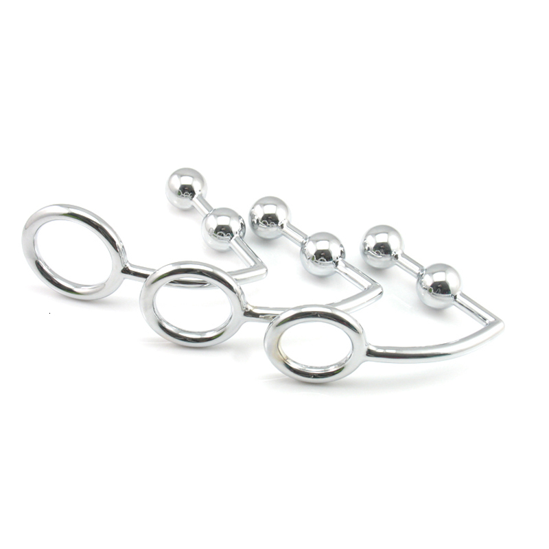 Male Chastity Device With Dual Ball Anal Hook Adjustable Cock Ring Penis Lock And Optional Size Ball Plug Sex Toy - 4